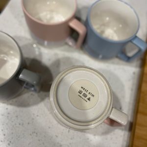 West Elm coffee mugs